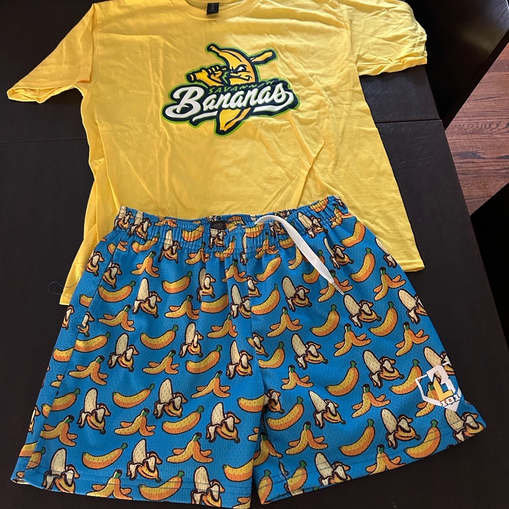 Bananas Kids Blue Shorts, Baseball 101